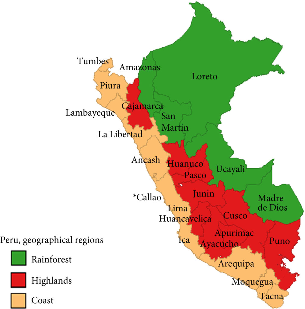 Regions Of Peru 9938
